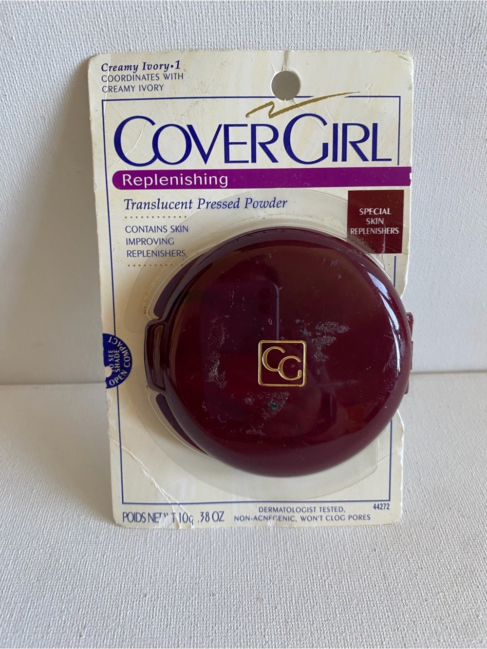 Vintage Cover Girl Creamy Ivory 1 Pressed Powder New Mirror Compact